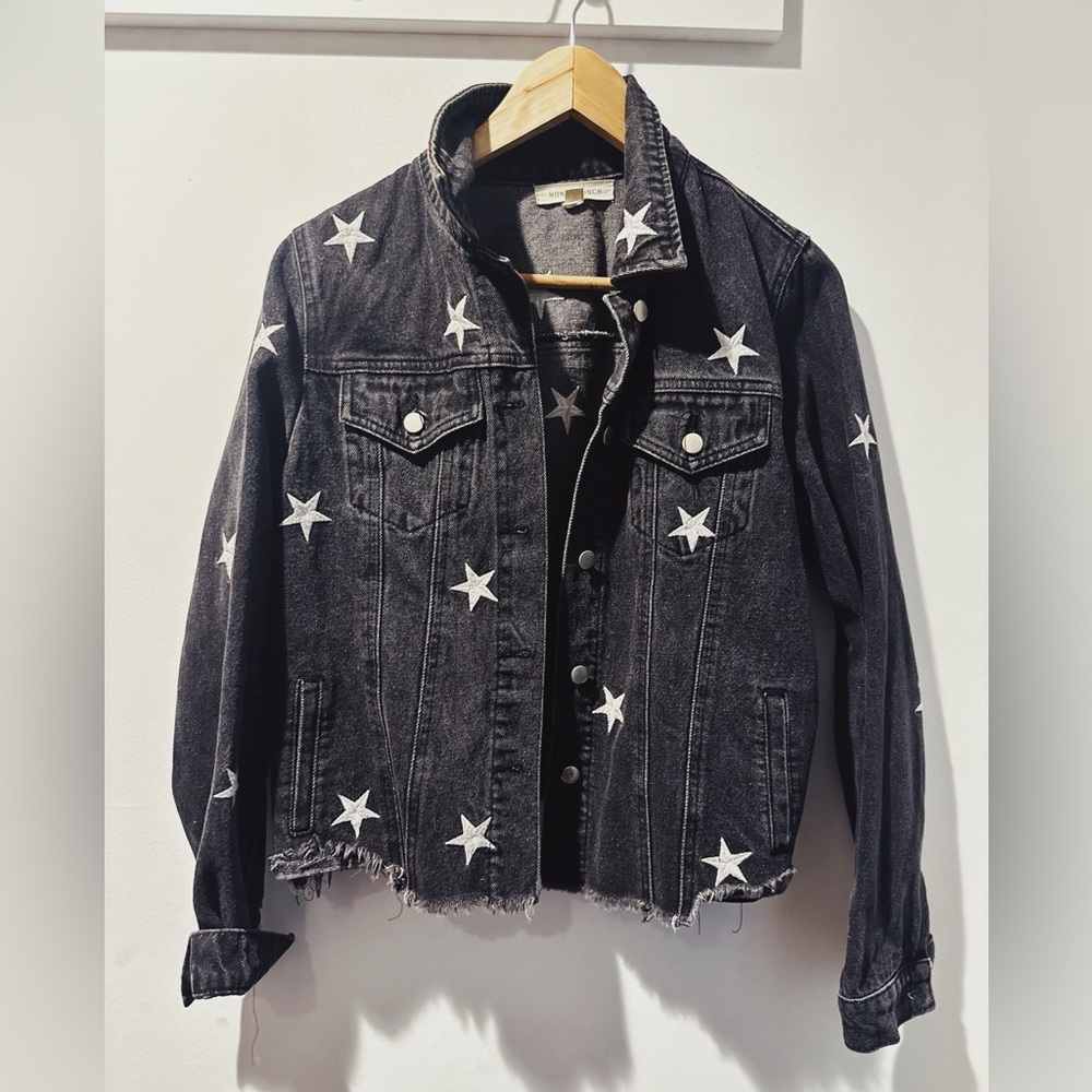HONEY PUNCH STAR DENIM JACKET - Picture 2 of 5